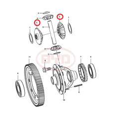 Сателіт півосі КПП 5T14 BYD F3/F3R/G3/F3NEW